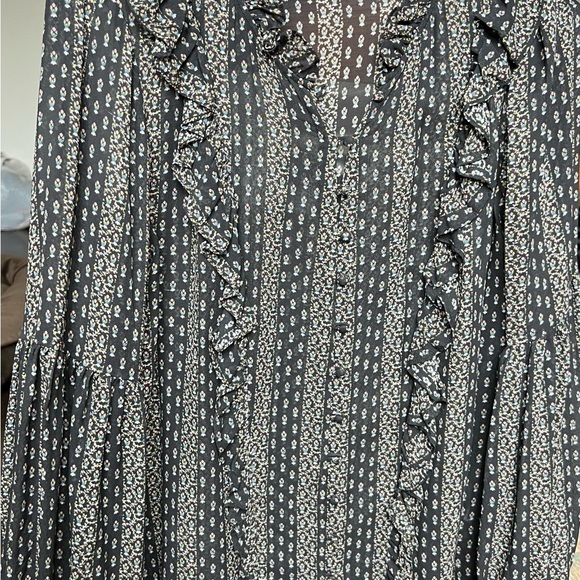 Paige sheer blouse size M - Picture 2 of 5